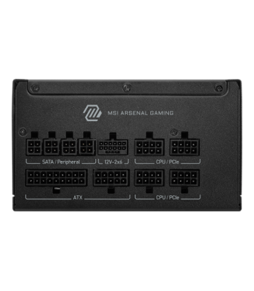 MSI MAG A850GLS PCIE5 unidad de fuente de alimentación 850 W 24-pin ATX ATX Negro