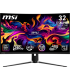 MSI MPG 321CURX QD-OLED pantalla para PC 80 cm (31.5") 3840 x 2160 Pixeles 4K Ultra HD Negro