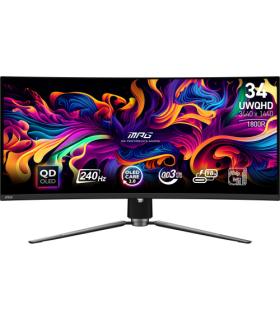MSI MPG 341CQPX QD-OLED pantalla para PC 86,4 cm (34") 3440 x 1440 Pixeles UltraWide Quad HD Negro