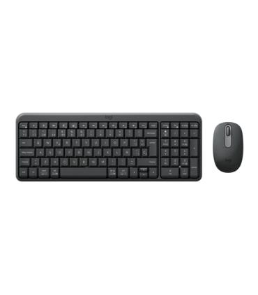 Logitech MK250 Compact Bluetooth Wireless Combo Pack Inalambrico + Raton - Uso Ambidiestro - Indicadores Led - Color Negro