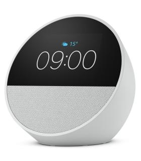 Amazon Echo Spot Altavoz y Despertador Inteligente - Sonido Potente e Intenso - Alexa - Color Blanco