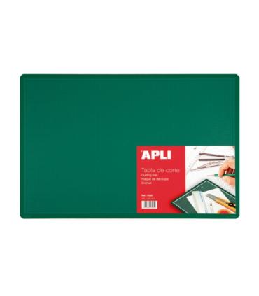 Apli Plancha de Corte A3 PVC 450x300x2mm - Base Antideslizante - Formula Auto Cicatrizante - Impresion de Cuadricula y Angulos..