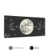Subblim Alfombrilla de Escritorio Lunar - Tamaño 900x400x3mm - Espacio para Raton y Teclado - Resistente al Agua - Base Antidesl