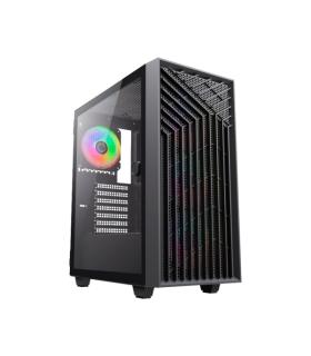 Coolbox GA300 GridLine Caja Torre ATX, Micro ATX, Mini-ITX - Lateral Cristal Templado - Tamaño HDD 2.5", 3.5" - USB-A 3.0, USB-C