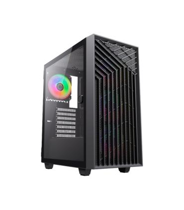 Coolbox GA300 GridLine Caja Torre ATX, Micro ATX, Mini-ITX - Lateral Cristal Templado - Tamaño HDD 2.5", 3.5" - USB-A 3.0, USB-C