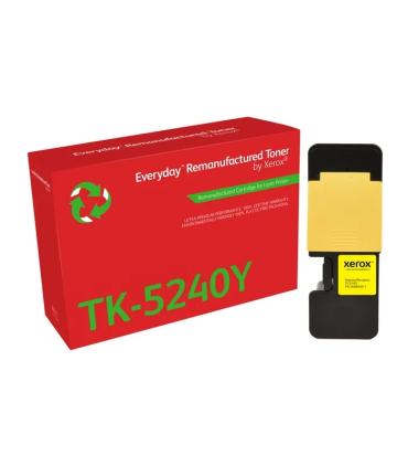 Xerox Everyday Kyocera TK5240 Amarillo Cartucho de Toner Remanufacturado - Reemplaza 1T02R7ANL0/TK5240Y