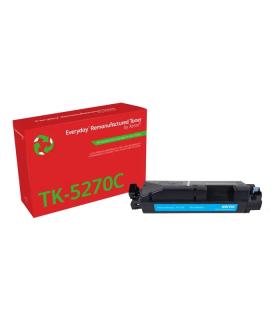 Xerox Everyday Kyocera TK5270 Cyan Cartucho de Toner Remanufacturado - Reemplaza 1T02TVCNL0/TK5270C