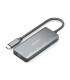 Aisens Hub USB-C 3.1 - USB-C PD 100W/2xUSB-C/2xUSB-A 2.0 - 15cm - Color Gris