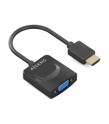 Aisens Conversor HDMI a SVGA - HDMI A/M - SVGA/H - 15cm - Color Negro
