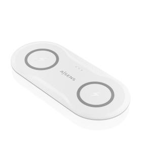 Aisens Cargador Inalambrico 15W - USB-C - Protocolo Qi - Moviles y Auriculares - Proteccion Contra Sobretension, Sobretemperatur