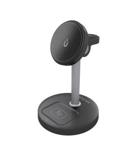 Aisens Cargador Inalambrico 15W - USB-C - Protocolo Qi2 - Moviles, Apple Watch y Auriculares - Proteccion Contra Sobretension..