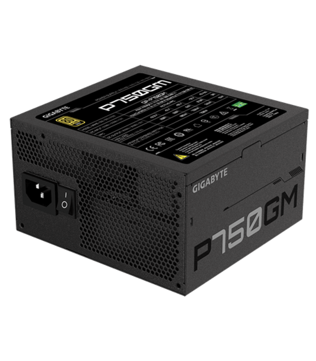 Gigabyte P750GM unidad de fuente de alimentación 750 W 20+4 pin ATX ATX Negro