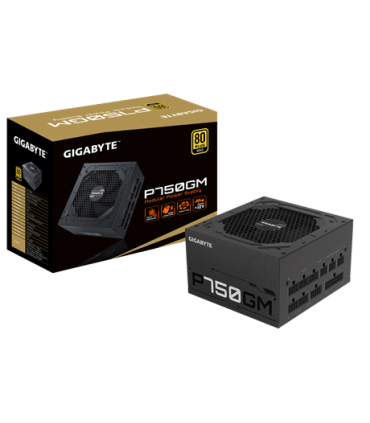 Gigabyte P750GM unidad de fuente de alimentación 750 W 20+4 pin ATX ATX Negro