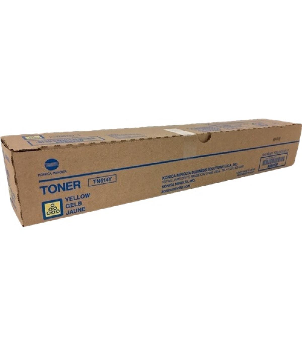 Konica Minolta TN514 Amarillo Cartucho de Toner Original - A9E8250/TN514Y