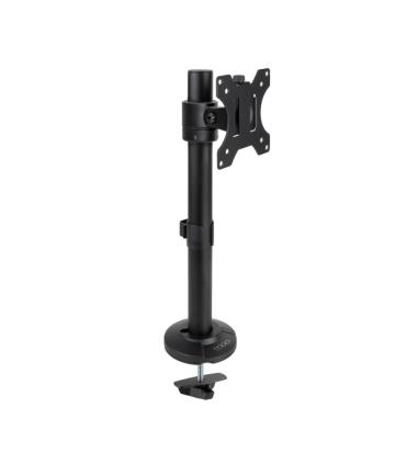 Tooq Soporte de Mesa para Monitor de 17"-32" - Altura, Rotacion y Giro Regulables - Gestion de Cables - Peso Max 8Kg - VESA 100X