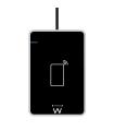 Ewent Lectores de Tarjetas Inteligentes DNIe y NFC - Cable de 0.6m - Sin Contacto - Color Negro