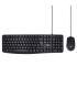 Ewent Pack Teclado + Raton para Oficina - Teclas Silenciosas de Perfil Bajo - 1000dpi - Disposicion Italiana QWERTY IT - Cable..