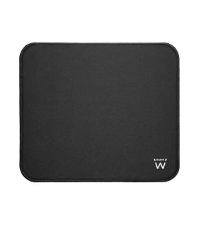 Ewent Alfombrilla para Raton - Superficie de Poliester - Base de Goma Antideslizante - 250x220x6mm - Color Negro