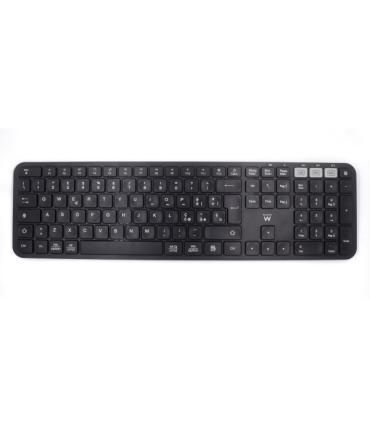 Ewent Teclado Inalambrico - Modo Ahorro de Energia - Disposicion Italiana QWERTY IT - 1x Bateria AAA (Incluida) - Alcance hasta.