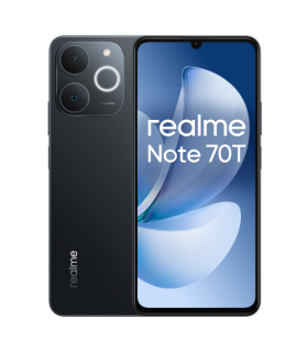 realme Note 70T 17,1 cm (6.74") SIM doble Android 15 4G USB Tipo C 4 GB 256 GB 6000 mAh Negro