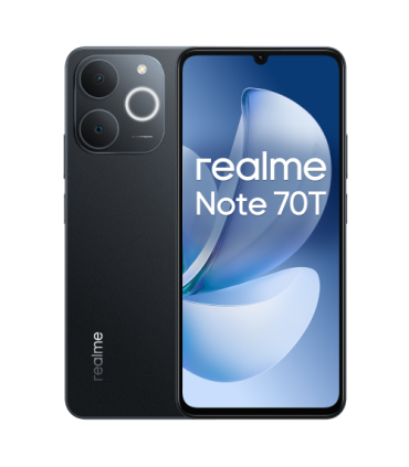 realme Note 70T 17,1 cm (6.74") SIM doble Android 15 4G USB Tipo C 4 GB 256 GB 6000 mAh Negro