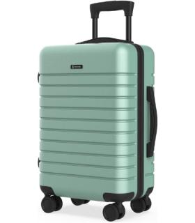 Numada Upfly T20 Maleta de Cabina Rígida 20” (55x35,5x22 cm) con Cierre TSA, USB y Ruedas Dobles 360º, Color Verde