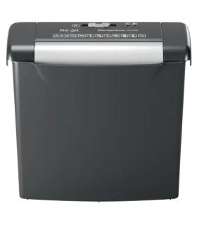 Rexel Momentum S206 Destructora de Papel Manual Corte en Tiras P-2 - Destruye hasta 6 Hojas - Papelera de 9L - Color Negro