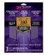 3M Pro Grade Precision Pack de 3 Hojas de Lijado - Grano 180 Fino - 22.8x27.9cm - Rendimiento Superior - Reduccion de Fatiga ..