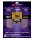 3M Pro Grade Precision Pack de 3 Hojas de Lijado - Grano 400 Extrafino - 22.8x27.9cm - Rendimiento Superior - Reduccion de Fatig