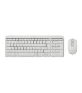 Logitech MK250 Compact Bluetooth Wireless Combo Pack Inalambrico + Raton - Uso Ambidiestro - Indicadores Led - Color Blanco