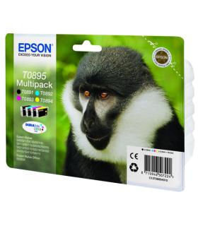 Epson T0895 Pack de 4 Cartuchos de Tinta Originales - C13T08954010