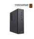 Coolbox T370-BZ Slim Caja Torre MicroATX - Tamaño Disco Soportado 2.5" - USB-A 3.2 Gen1, USB-C 3.2 Gen1 y Audio HD - Fuente..