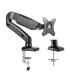 Ewent Soporte de Mesa con Brazo Articulado para Monitor hasta 34" - Resorte de Gas - Giratorio e Inclinable - Gestion de Cables.