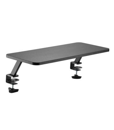 Ewent Soporte Elevador para Monitor hasta 34" - Sujeccion con Abrazadera - Grosor Tablero Maximo 33mm - Peso Maximo 20kg - 650x2