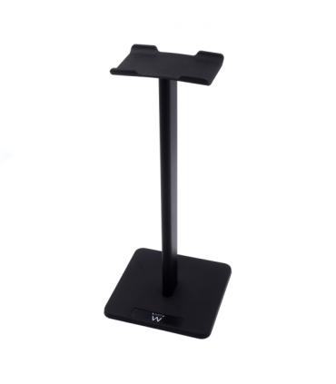 Ewent Soporte de Sobremesa Universal para Auriculares - Aluminio - Estable y Seguro - 95x95x220mm - Base Antideslizante - Color.