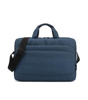 Ewent Maletin para Portatil 15.6" - Asa de Mano - Correa Ajustable - Poliester - Color Azul