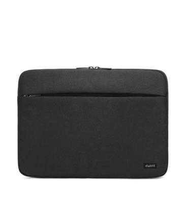 Ewent Funda para Portatil de hasta 13.3" - Poliester - Compartimiento Adicional - Color Negro