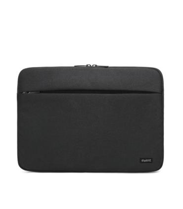 Ewent Funda para Portatil de hasta 14.1" - Poliester - Compartimiento Adicional - Color Negro
