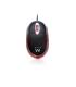 Ewent Raton Minioptico USB - Mini Raton Optico USB - 1000dpi - Cable de 1.15m - Plug and Play - 3 Botones - Color Negro