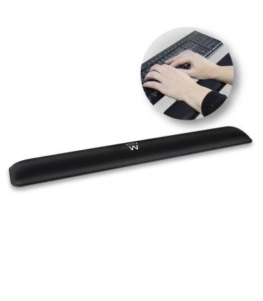 Ewent Almohadilla Reposabrazos para Teclado - Ergonomica - Base de Goma Antideslizante - Color Negro
