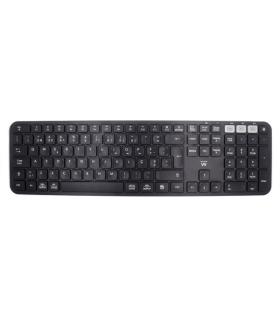 Ewent Teclado Inalambrico - Modo Ahorro de Energia - Disposicion Portuguesa QWERTY PT - Receptor USB-A 2.4Hz - 1x Bateria AAA (I