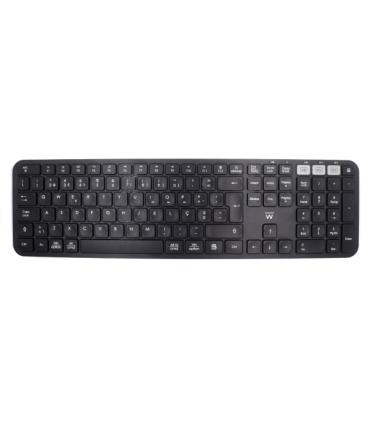 Ewent Teclado Inalambrico - Modo Ahorro de Energia - Disposicion Portuguesa QWERTY PT - Receptor USB-A 2.4Hz - 1x Bateria AAA (I