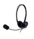 Ewent Auriculares Estereo USB - Microfono Integrado - Cable de 2.1m - Color Negro