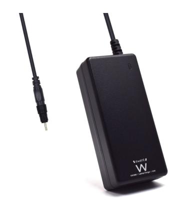 Ewent Cargador Especifico para Portatiles ASUS - 65W de Potencia - Clavija 2.5x0.7mm - Longitud de Cable Total de 2.7m (1.5+1.2m