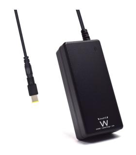 Ewent Cargador Especifico para Portatiles Lenovo Ultrabook - 65W de Potencia - Clavija 11x4.6mm - Longitud de Cable Total de 2.7