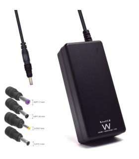 Ewent Cargador Especifico para Portatiles ASUS - 65W de Potencia - 4 Clavijas Intercambiables - Color Negro