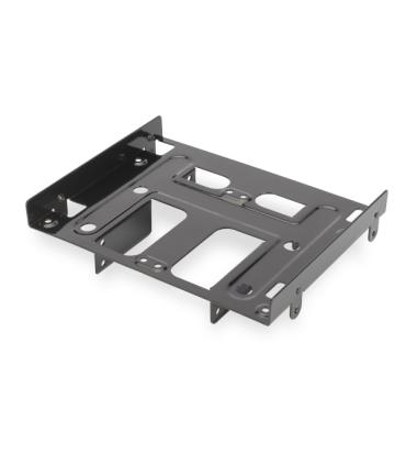 Ewent Soporte de Montaje Adaptador de 5.25" HDD/SSD de 2.5 y 3.5" - Permite Montaje de HDD/SSD de 2.5 y 3.5" - Color Titanium