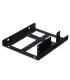 Ewent Soporte Adaptador de Montaje para Disco Duro HDD/SSD - Admite 1 HDD de 3.5" o 2 HDD/SSD de 2.5" - Aluminio Solido - Incluy