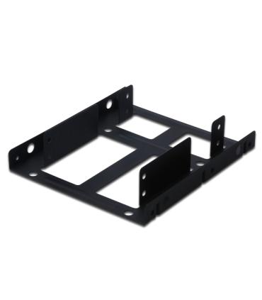 Ewent Soporte Adaptador de Montaje para Disco Duro HDD/SSD - Admite 1 HDD de 3.5" o 2 HDD/SSD de 2.5" - Aluminio Solido - Incluy