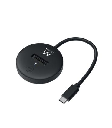 Ewent Estacion de Docking para SSD M.2 NVME - Soporte UASP y TRIM - Cable de 50cm - Color Negro
